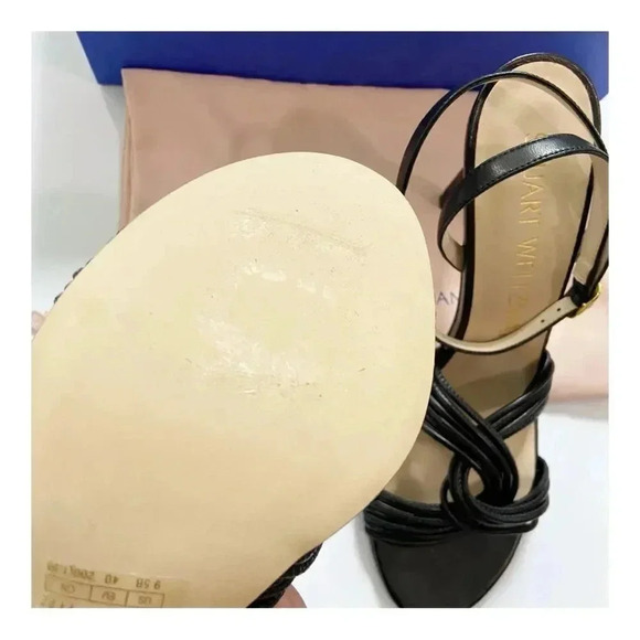 NIB Stuart Weitzman Twist Sleek 95 Sandals size 9.5 - Picture 6 of 12